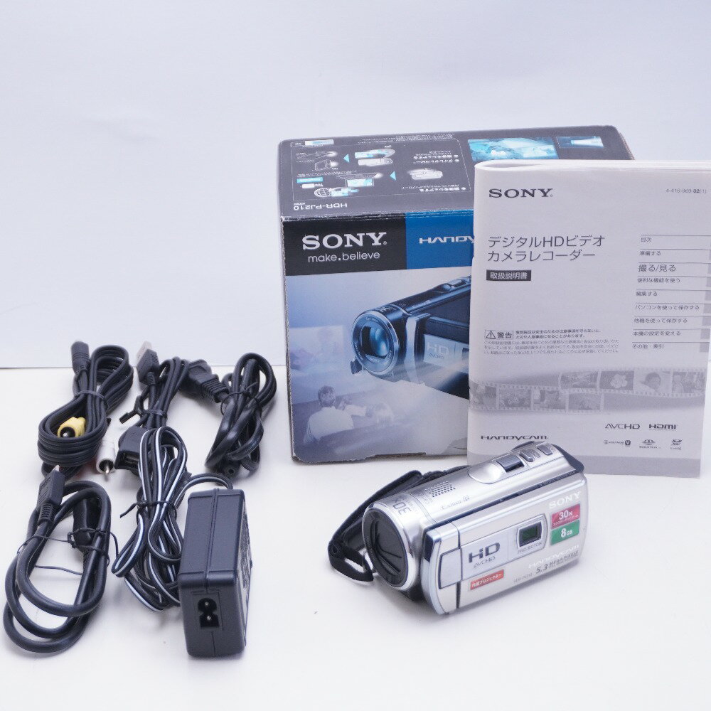 sony (ソニー) ビデオカメラ デジタルHDビデオカメラレコーダー HDR-PJ210【中古】