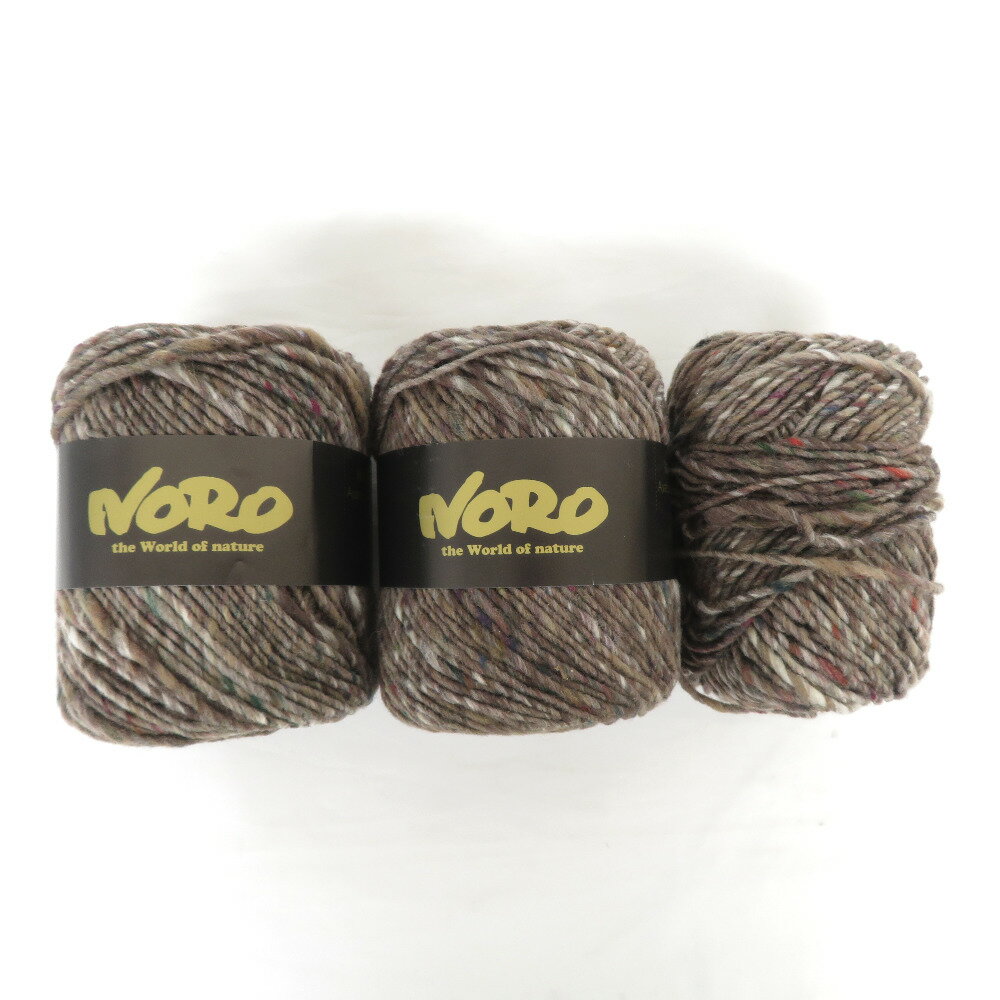 Rakuten - NORO (野呂英作) 毛糸 野呂英作 NORO 自然の世界 綾紬 82番色 2玉 (100g160m)×2玉+使用済み（残60g) ユザワヤ限定 秋冬毛糸 日本製【中古】