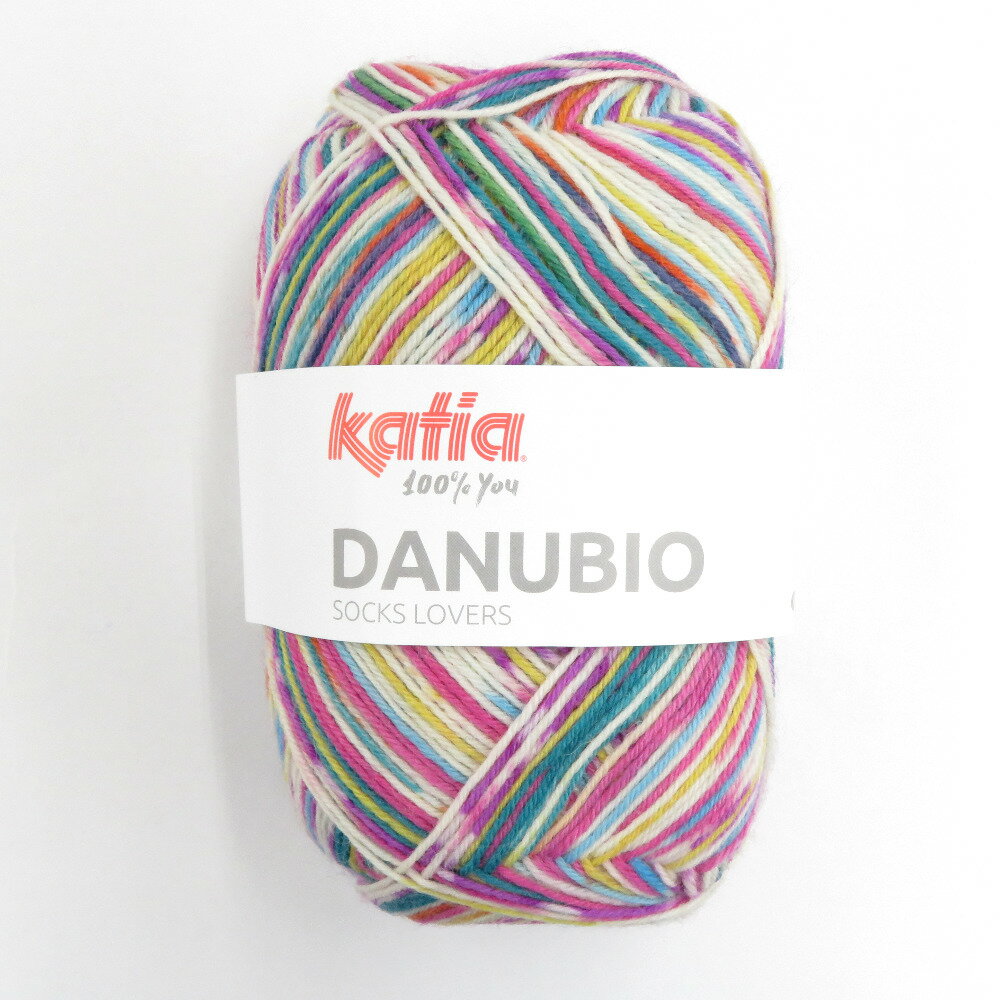 毛糸 Katia DANUBIO col.304 1玉100g 約410m ソックヤーン ルーマニア製 秋冬 海外毛糸 未使用品【中古】