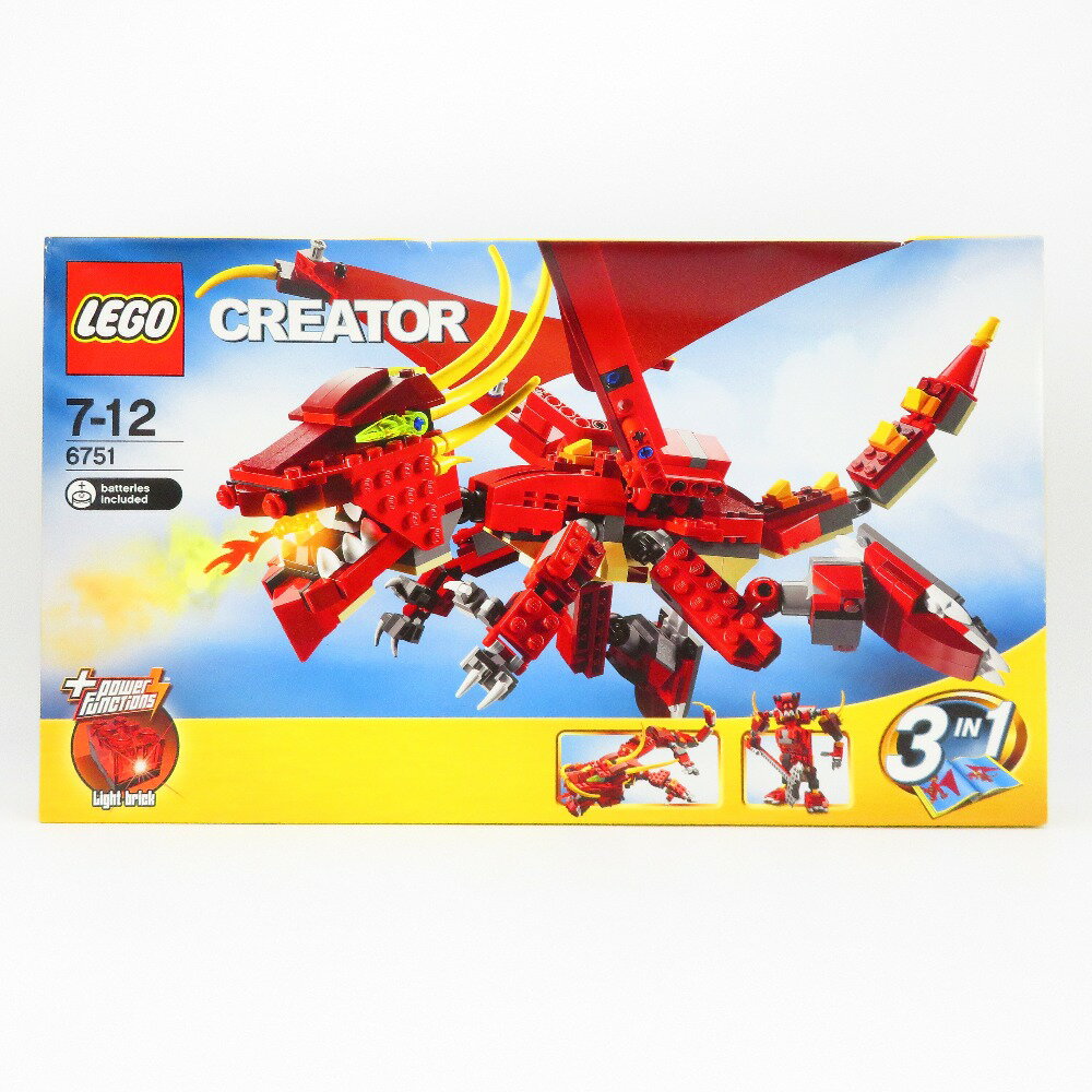 Rakuten - 未開封　　LEGO レッドドラゴン 「レゴ クリエイター」 6751 LEGO レゴ おもちゃ・玩具 未開封品【中古】