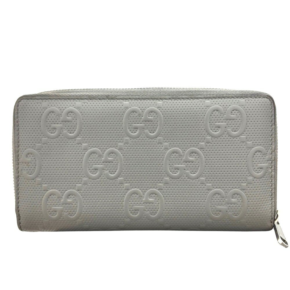 ⭐︎美品⭐︎正規品GUCCIラウンド長財布　グレー GG Marmont グッチ 財布 GUCCI ラウンドファスナー長財布 レディース