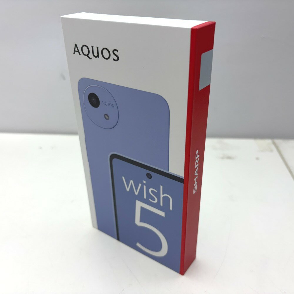 SHARP AQUOS Androidスマホ wish5 ミソラ SIMフリー SH-M32 未開封品 中古