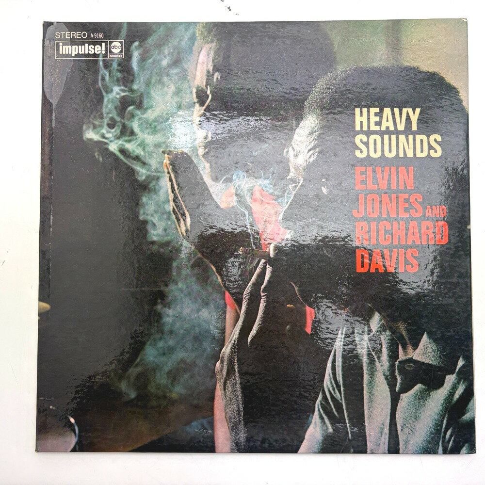 レコード Elvin Jones and Richard Davis Heavy Sounds キズ複数あり A/S-9160 動作未確認 中古