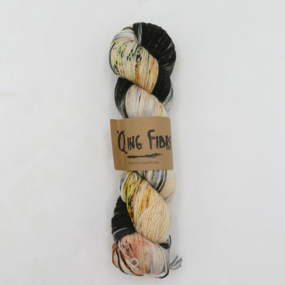 毛糸 QING FIBRE 1カセ siren 手染め糸 未使用品【中古】