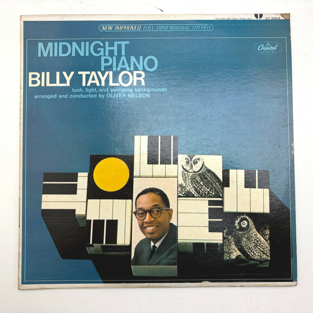 レコード BILLY TAYLOR MIDNIGHT PIANO ST-2302 動作未確認 中古