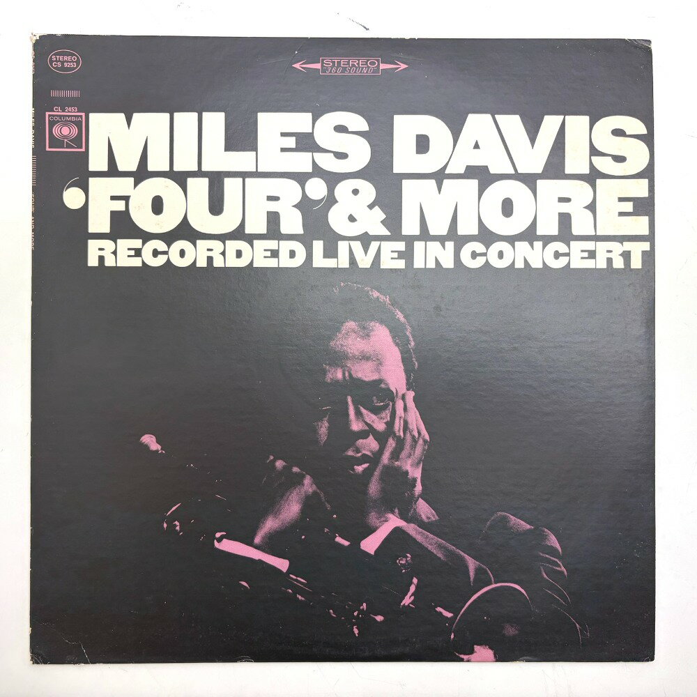 レコード MILES DAVIS マイルス・デイビス FOUR & MORE CS 9253 動作未確認 中古