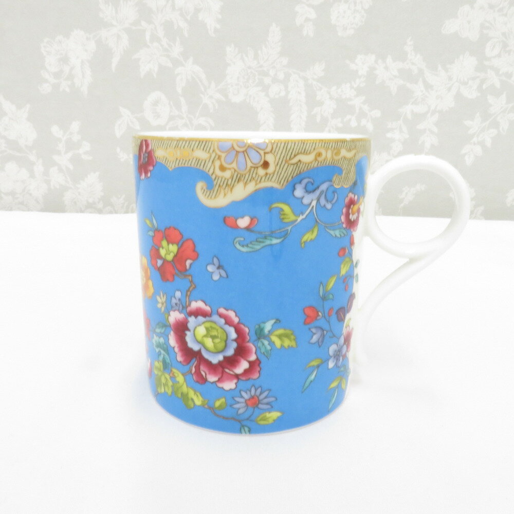 Rakuten - WEDGWOOD (ウエッジウッド) 食器 TURQUOISE FLORAL ターコイズフローラル マグカップ 【中古】