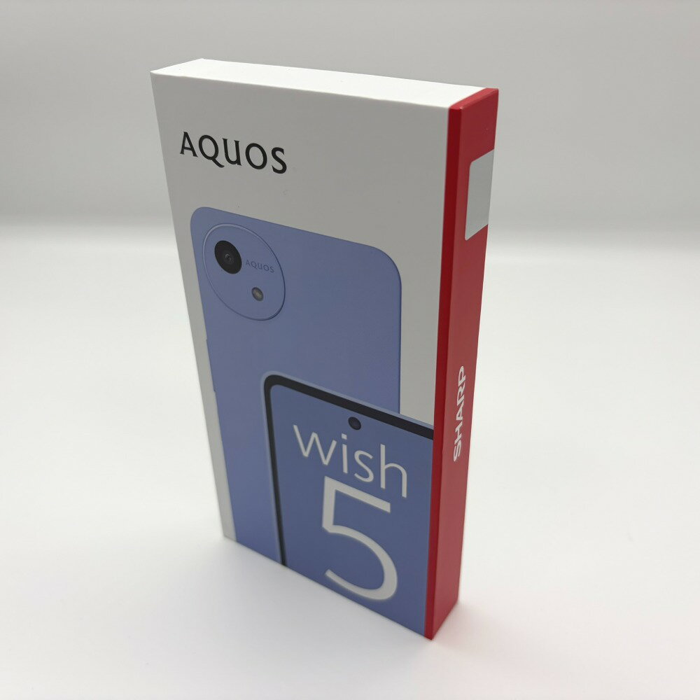 SHARP AQUOS Androidスマホ wish5 ミソラ SIMフリー SH-M32 未開封品 中古