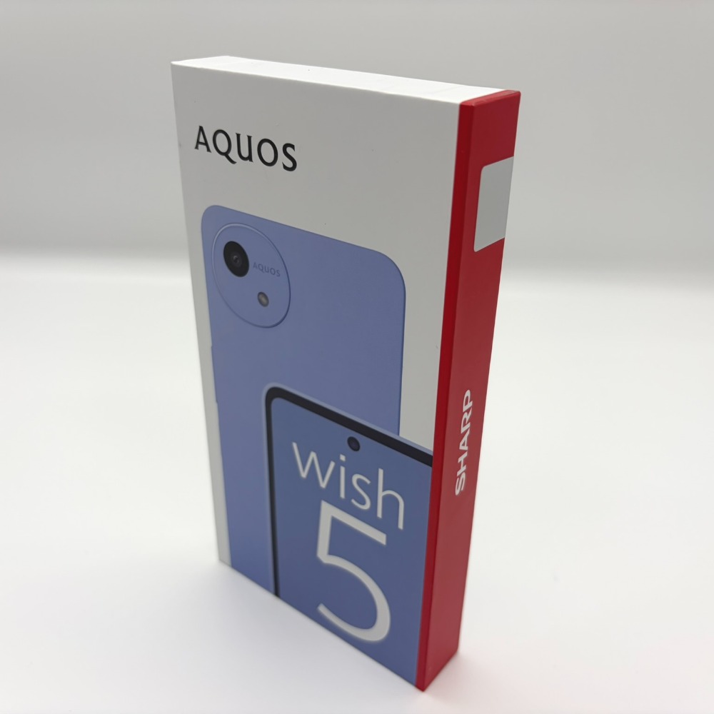 SHARP AQUOS Androidスマホ wish5 ミソラ SIMフリー SH-M32 未開封品 中古