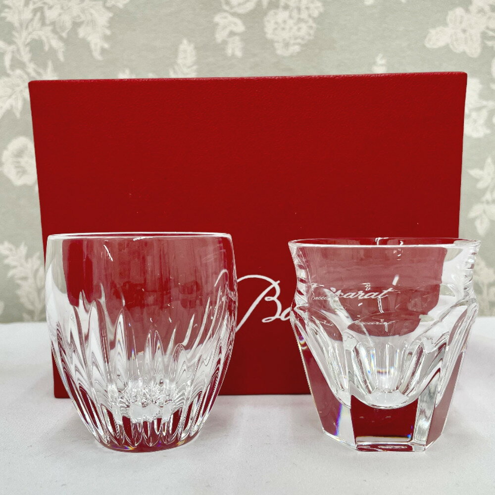 Rakuten - Baccarat (バカラ) グラス 食器 TALLYRAND タリランド MASSENA マッセナ ショットグラス ペア 2客セット 箱有 【中古】