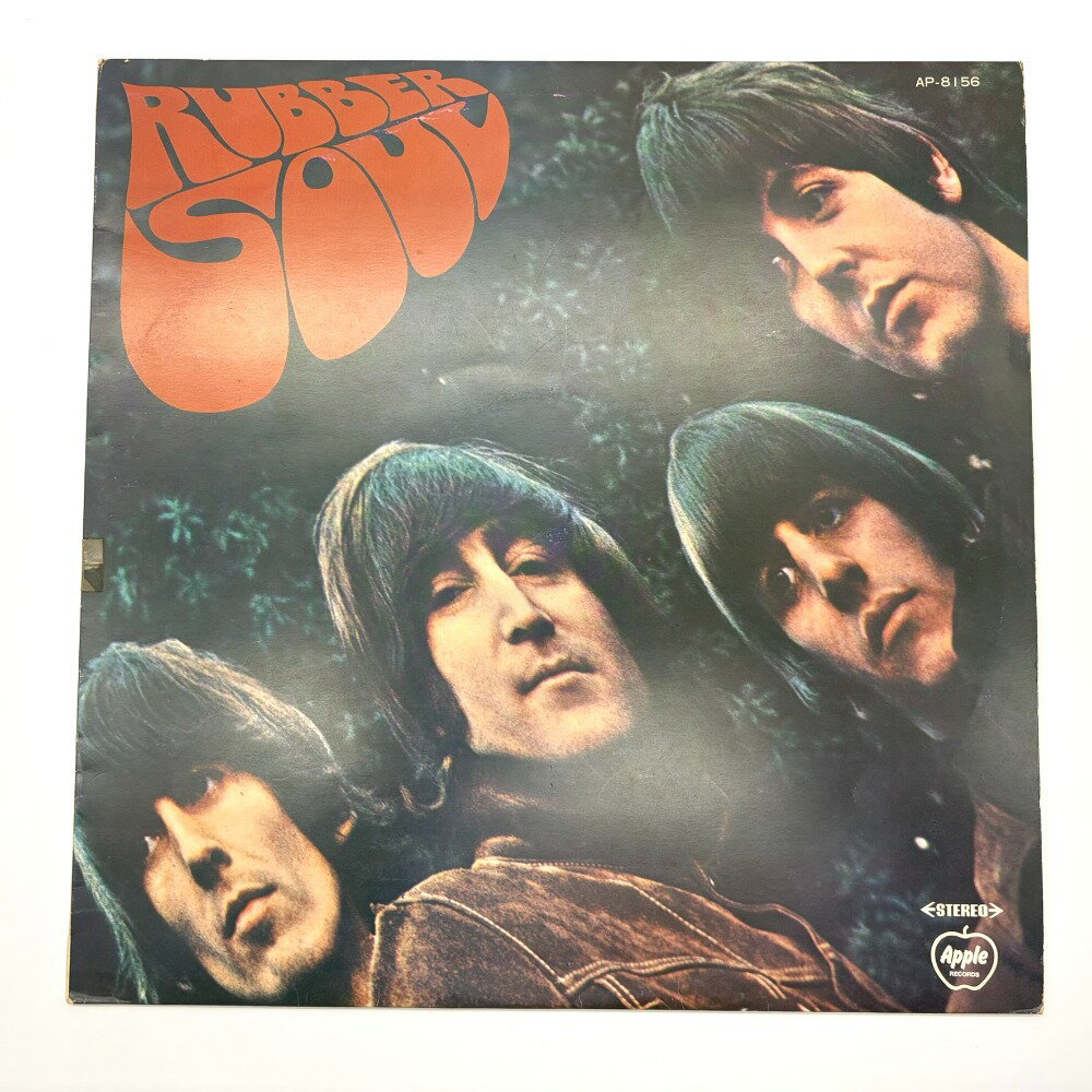 レコード LP The Beatles ビートルズ Rubber Soul ラバー・ソウル 赤盤 AP-8156 動作未確認 中古