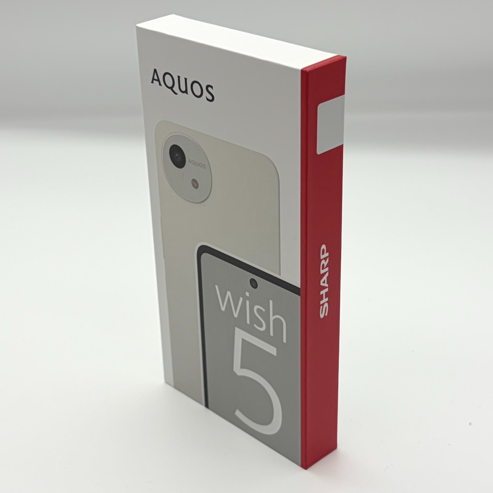 SHARP AQUOS Androidスマホ wish5 ユキ SIMフリー SH-M32 未開封品 中古