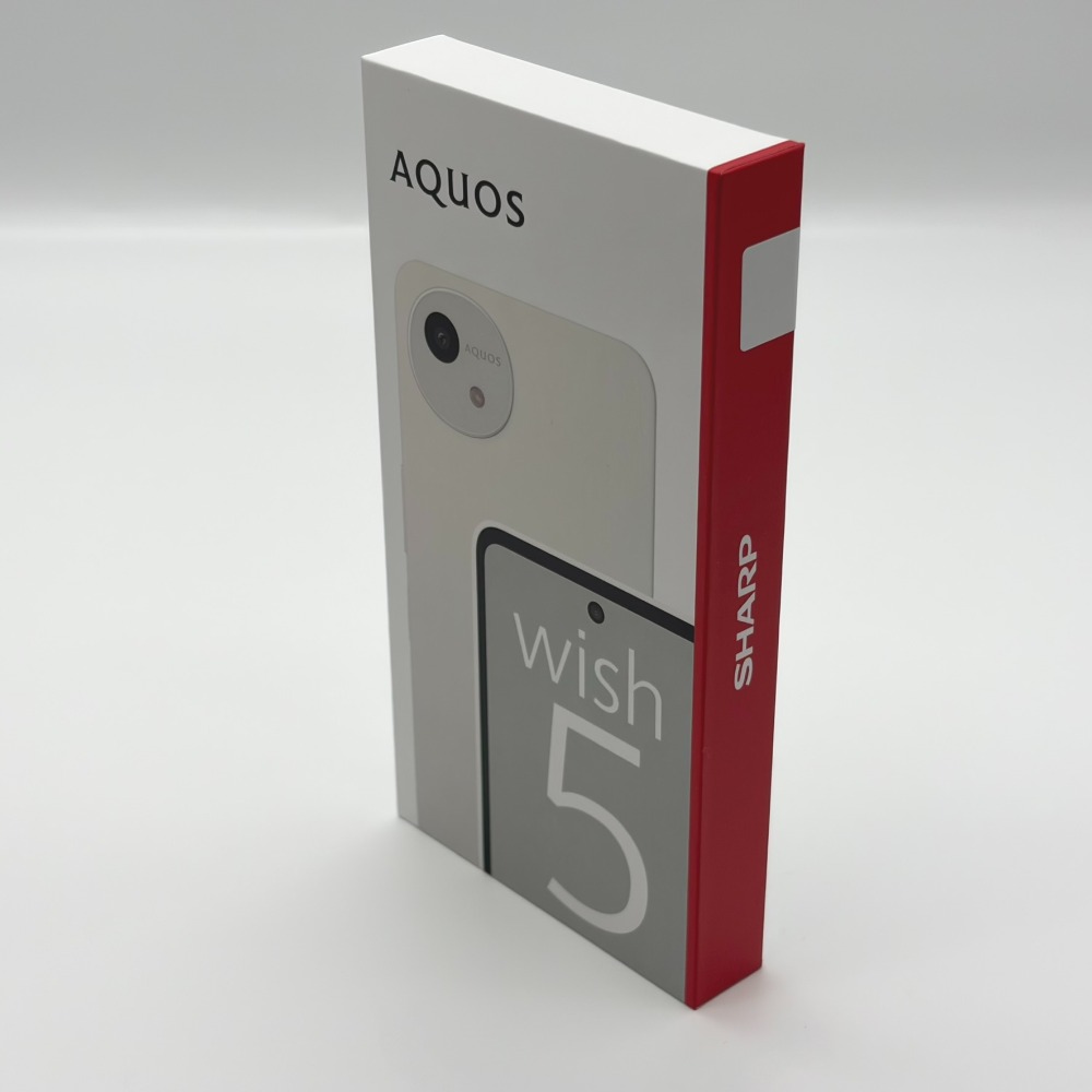 SHARP AQUOS Androidスマホ wish5 ユキ SIMフリー SH-M32 未開封品 中古