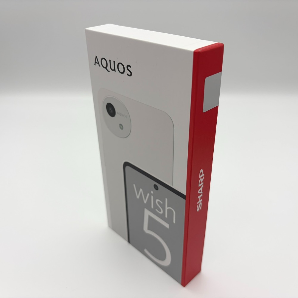 SHARP AQUOS Androidスマホ wish5 ユキ SIMフリー SH-M32 未開封品 中古
