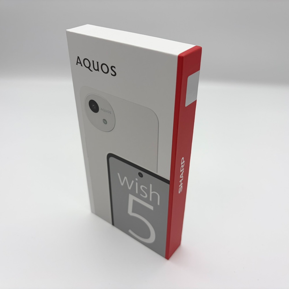 SHARP AQUOS Androidスマホ wish5 ユキ SIMフリー SH-M32 未開封品 中古