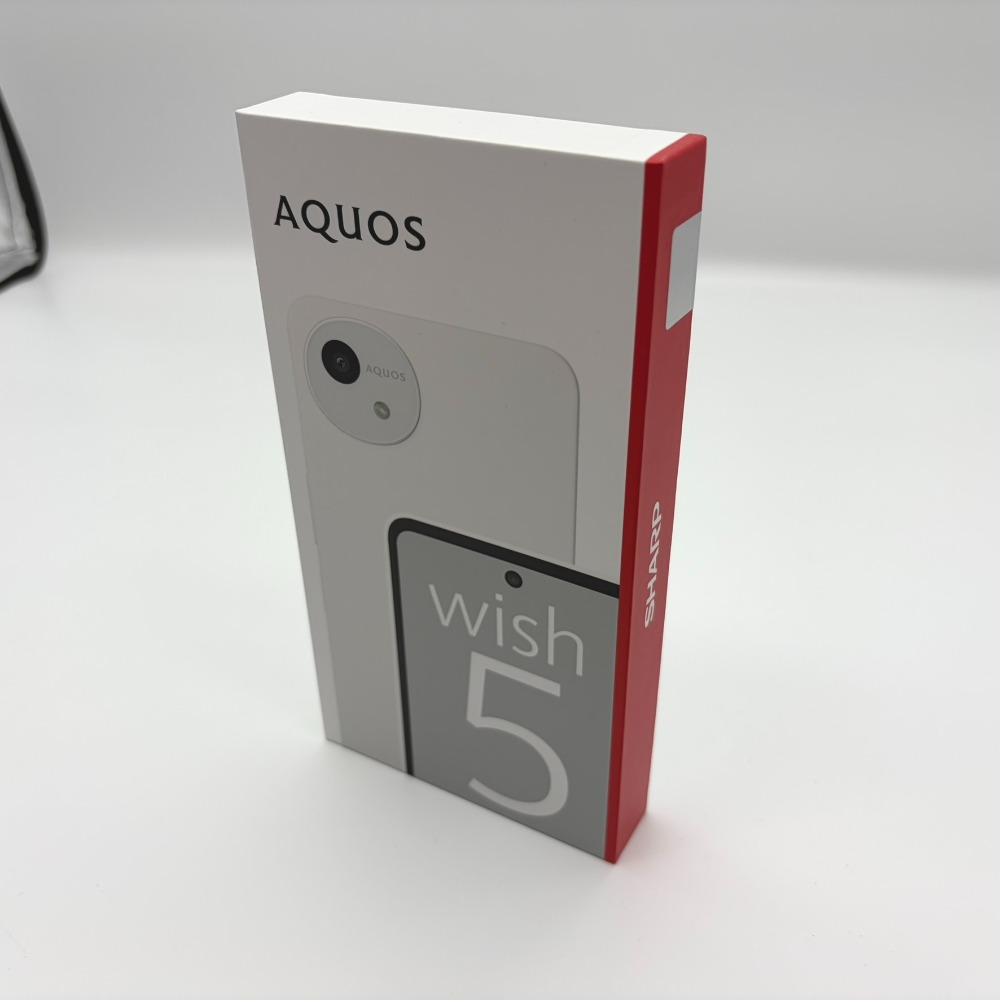 SHARP AQUOS Androidスマホ wish5 ユキ SIMフリー SH-M32 未開封品 中古
