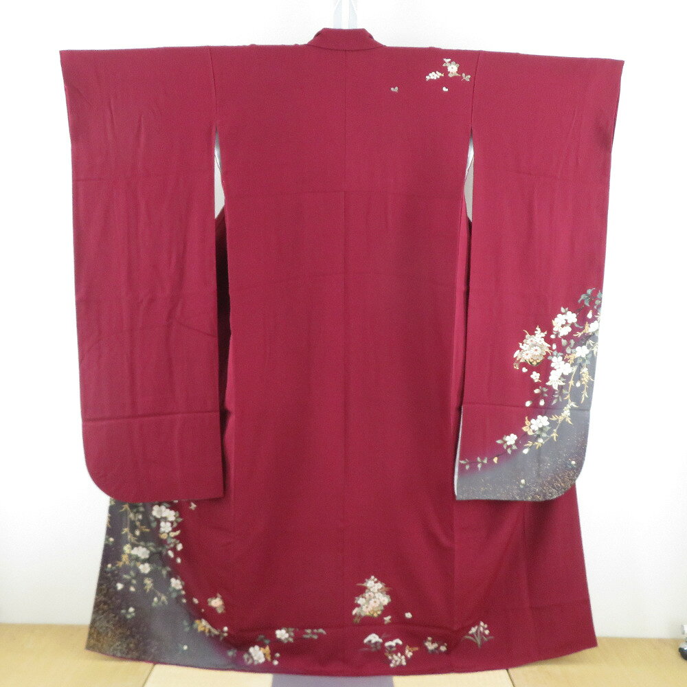 楽天市場】ワインレッド（着物｜和服）：レディースファッションの通販