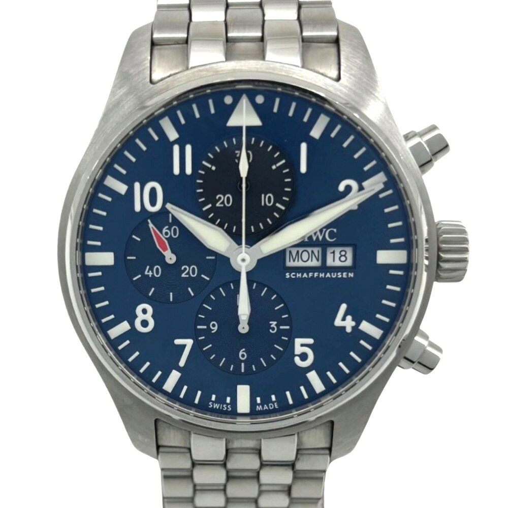 IWC 星の王子様 IW377717 パイロットウォッチ クロノグラフ 43mm プティ・プランス 自動巻き メンズ アイダブリューシー 腕時計【中古】
