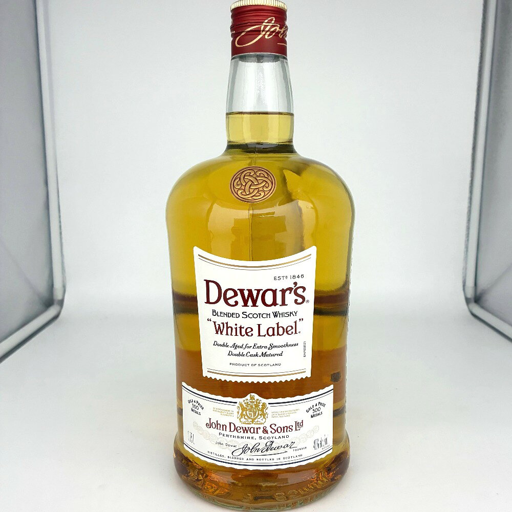 デュワーズ ホワイトラベル 1750ml ジャンボサイズ ブレンデッド スコッチ 1.75L 40% 洋酒 古酒 未開栓 Dewar’s ウイスキー【中古】