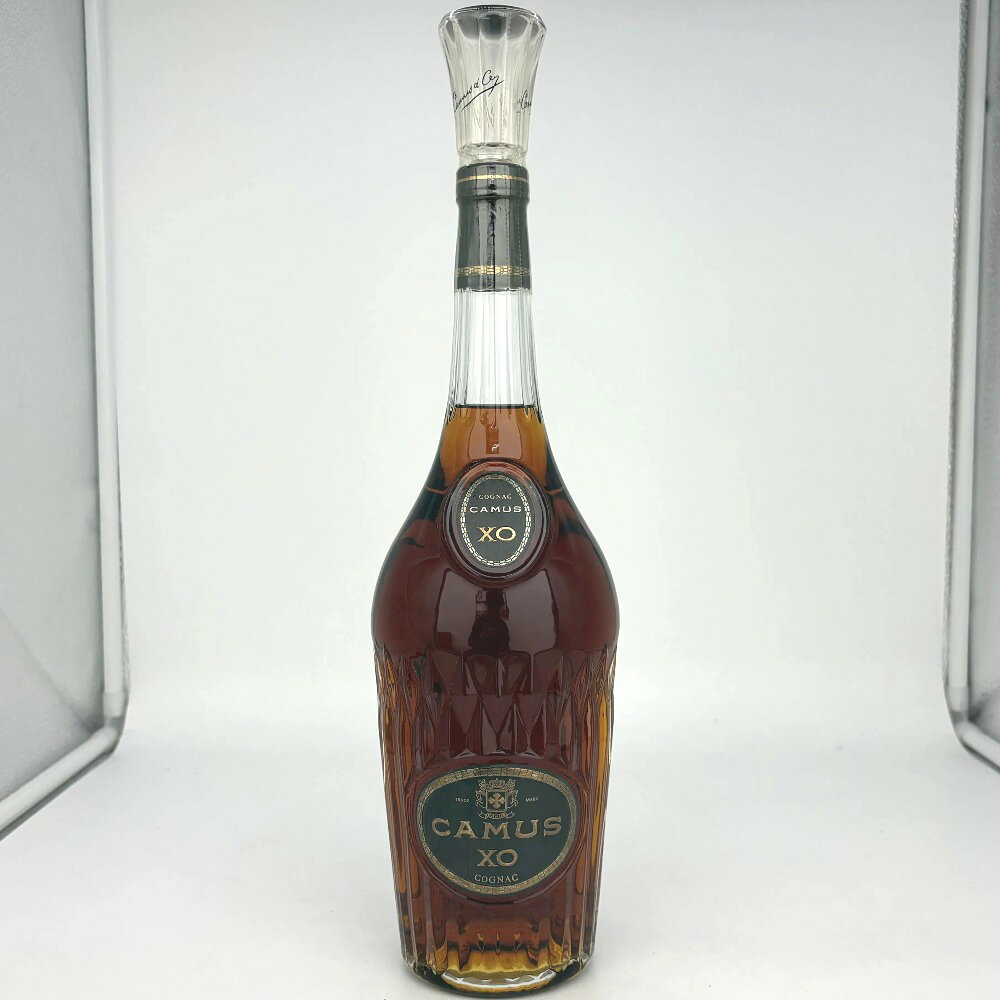 カミュ XO COGNAC コニャック ネゴシアン ロングネック クリアボトル 1000ml 40% 洋酒 古酒 未開栓 CAMUS ブランデー【中古】