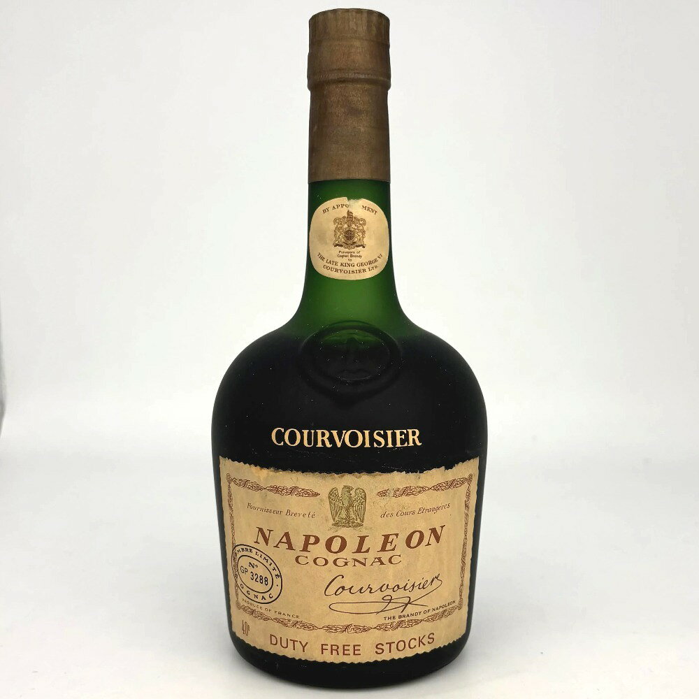 商品コードcf11710 アイテムブランデー ブランドCOURVOISIER (クルボアジェ) サイズ 液体容量700ml アルコール度数40％ 保証期間初期不良(到着から1週間)のみ 商品状態 状態ランク S：未着用品・未使用品 全体 ボトル ラベル 液量 澱 全ての状態は良好です。 度数記載なしのため、推測で40%を入力しております 20歳以上の年齢を確認できない場合は酒類を販売いたしません。 この商品は古酒のため、沈殿物や浮遊物等が生じている場合があります。中身、コルク等の保証はできませんのでご了承ください。 画像に映っているものがすべてです。