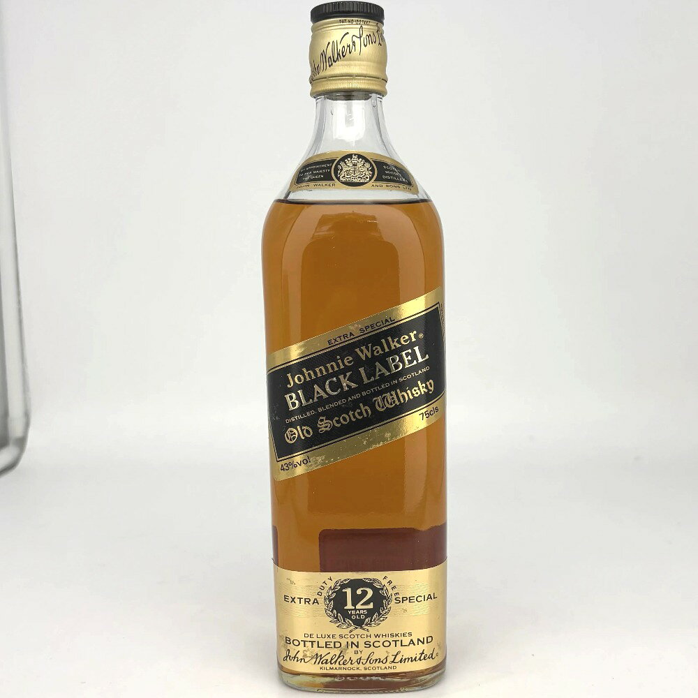 商品コードcf11714 アイテムウイスキー ブランドJohnnie Walker (ジョニーウォーカー) サイズ 液体容量750ml アルコール度数43％ 保証期間初期不良(到着から1週間)のみ 商品状態 状態ランク S：未着用品・未使用品 全体 ボトル ラベル の状態は良好です。 若干液面低下がございます 20歳以上の年齢を確認できない場合は酒類を販売いたしません。 この商品は古酒のため、沈殿物や浮遊物等が生じている場合があります。中身、コルク等の保証はできませんのでご了承ください。 画像に映っているものがすべてです。