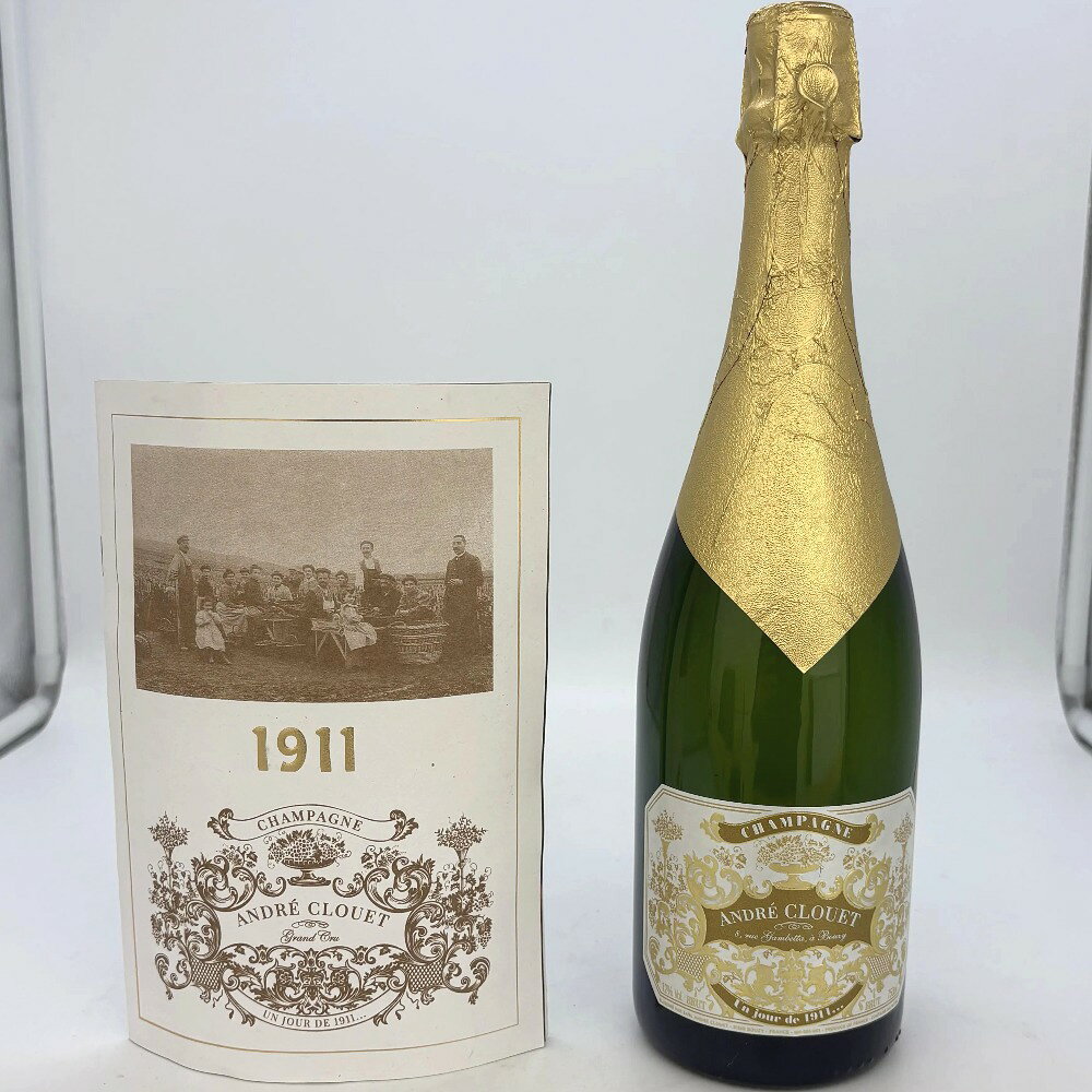 アンドレ・ルクエ アン・ジュール・ド・1911 ピノ・ノワール 750ml 12% フランス シャンパーニュ 洋酒 古酒 未開栓 シャンパン【中古】
