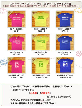 Tシャツ 誕生日 プレゼント 出産祝い 名入れ 名前入り キッズ ベビー 半袖 野球 サッカー バスケ スポーツ風(ピンク、ブルー、イエロー) 男の子 女の子 服 誕生日プレゼント 百日祝い 【メール便対応】 【ココロコ】