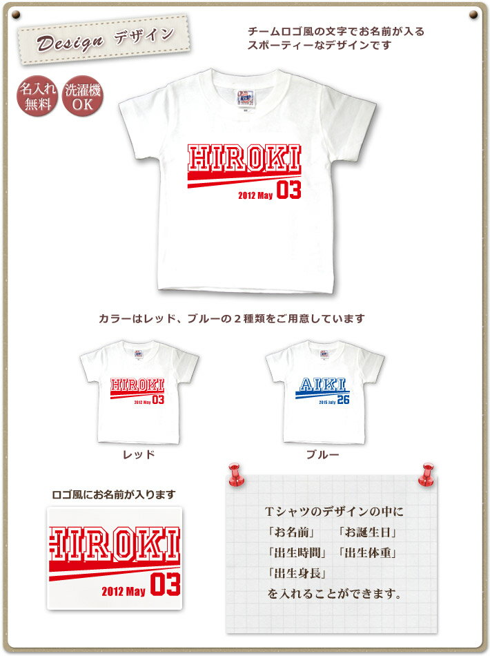 大人用 Tシャツ 誕生日 プレゼント 名入れ 名前入り スポーツ風 チームロゴB 半袖 誕生日プレゼント ママへ パパへ 母の日 父の日 妻へ 夫へ メンズ レディース 大きいサイズ 親子 家族 お揃い 春夏 ブランド ココロコ