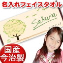 出産祝い 誕生日 名入れ 名前入り 今治製タオル フェイスタオル 33x80cm スポーツタオル 日本製 今治 タオル 名入れ無料 プレゼント ポップデザイン ...