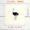 【即納 名入れ無し】 誕生日 プレゼント タオルハンカチ ハンドタオル ダチョウ 駝鳥 動物 グッズ おもしろ 面白 忘年会 余興 景品 ハンカチタオル ミニタ...