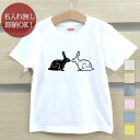 【即納 名入れ無し】 キッズ ベビー Tシャツ 誕生日プレゼント 白うさぎ 黒うさぎ 兎 ウサギ ラビット 干支 動物 グッズ おもしろ 面白 忘年会 余興 景品 男の子 女の子 半袖 服 春夏 メール便送料無料 ブランド ココロコ