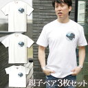 【即納 名入れ無し】 親子 ペアルック ペアtシャツ 半袖Tシャツ 親子ペア3枚家族セット 親子コーデ かわいい リンクコーデ ワンポイント 戦闘機 F-35 ...