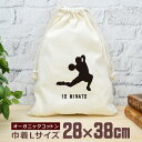 【名入れ無料】 卒団 記念品 プレゼント 巾着 大 38×28cm スポーツシルエット バレーボールC 排球 趣味 部活 バレーボール部 バレー部 卒部 卒業 ...