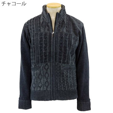 メンズ シニアファッション■トロイ モール ニット ジャケット　アウター(敬老の日 シニア向け 服 衣料 介護用品 老人 高齢者 父の日 大きいサイズ シニア 60代 70代 80代 男性 高齢者服 ギフト 刺しゅう)(トップス) (秋物 冬物)通販