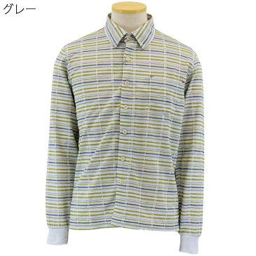 紳士服 シニア向け トップス■前開き 長袖 ジャガード ニット シャツ シニアファッション 70代 80代 90代 男性 紳士 メンズ 敬老の日 父の日 ギフト プレゼント