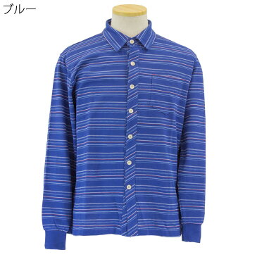 紳士服 シニア向け トップス■前開き 長袖 大きめボタン ニット シャツ シニアファッション 70代 80代 90代 男性 紳士 メンズ 敬老の日 父の日 ギフト プレゼント