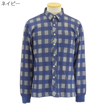 紳士服 シニア向け トップス■毛混 前開き 長袖 大きめボタン ニット シャツ シニアファッション 70代 80代 90代 男性 紳士 メンズ 敬老の日 父の日 ギフト プレゼント