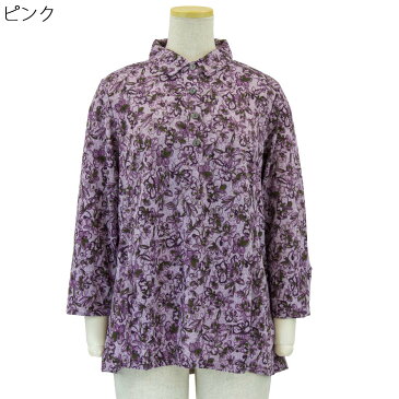 婦人 シニア向け■衿付き Aライン カットソー ポロ ブラウス シニアファッション 70代 80代 90代 女性 婦人 敬老の日 母の日 ギフト プレゼント