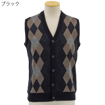 紳士服 シニア向け トップス■メンズ 裏付き ジャガード 前開き ベスト 洗濯機洗い可 シニアファッション 70代 80代 90代 男性 紳士 メンズ 敬老の日 父の日 ギフト プレゼント