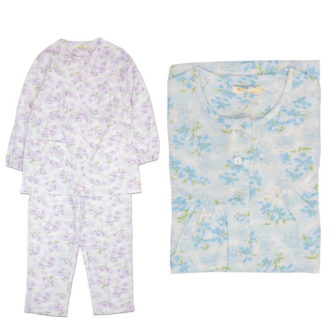 ワンタッチ テ−プ マジックテープ スムス 通年 パジャマ ねまき 刺繍名入れ無料 (シニアファッション 母の日 敬老の日 女性 高齢者服 ギフト シニア向け 服 衣料 介護 老人 高齢者 ファッション シニア 70代 80代)通販