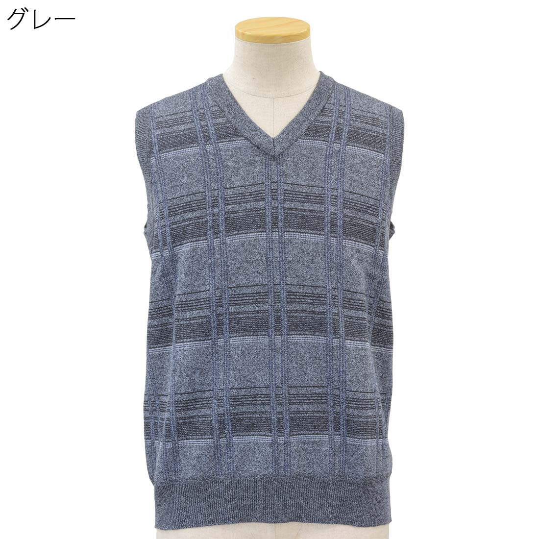 紳士 シニア向け トップス あったか ウォッシャブル 裏フリース 起毛 Vネック ベスト シニアファッション 敬老の日 父の日 ギフト シニア 高齢者 70代 80代 90代 老人 高齢者 介護向け 施設 介護 おじいちゃん お年寄り cocorono22-10005484 cocorono 楽天市場店 サンプル画像2