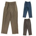 日本製 ウエストゴム 入替 チェック柄 カチオン パンツ シニアファッション 70代 80代 90代 シニア 服 高齢者 女性 普段着 部屋着 お年寄り おしゃ...