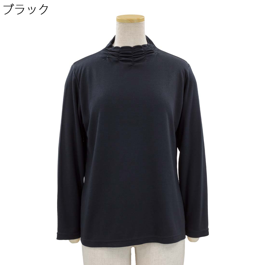 シニア向け シルク混 シャーリング カットソー シャツ 日本製 春秋 シニアファッション レディース 高齢者 70代 80代 90代 部屋着 外出着にも デイサービス、施設準備にも おしゃれ 通販 プレゼント 母の日ギフトにも 高齢者 cocorono22-10005867 cocorono 楽天市場店 サンプル画像3