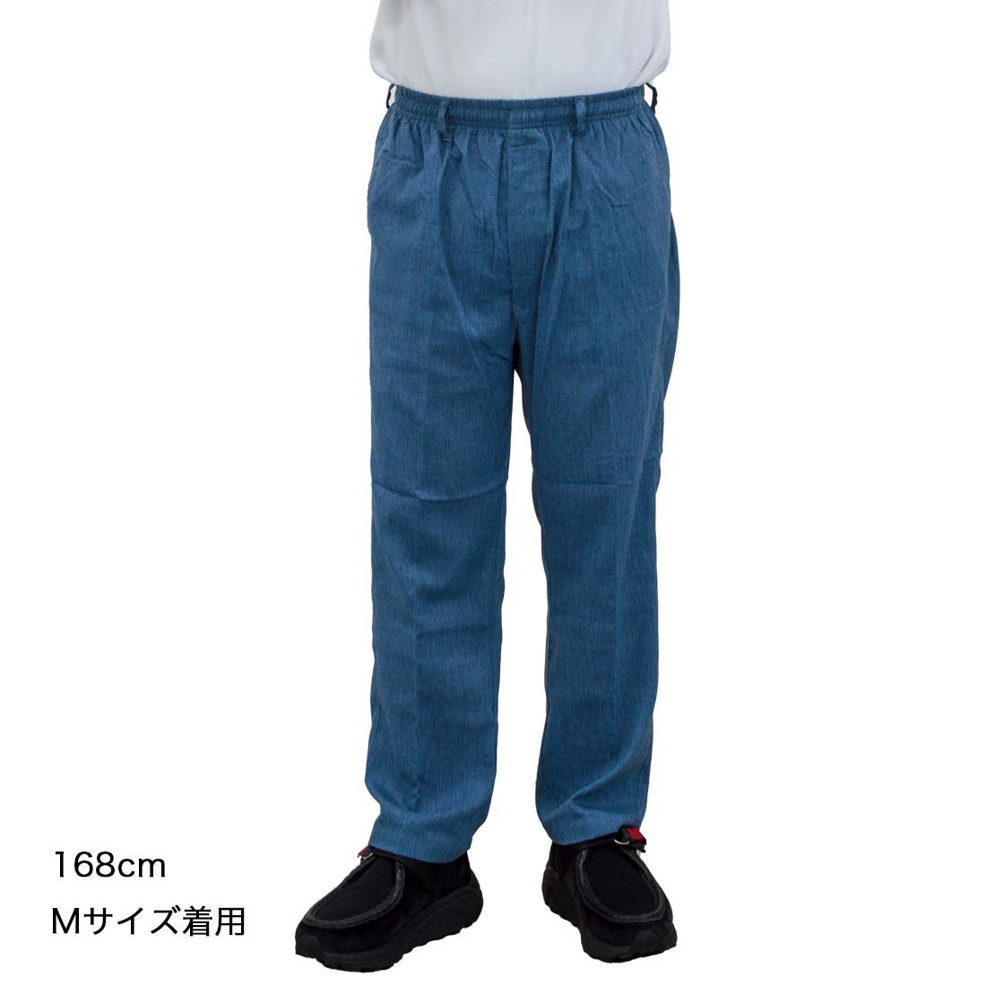 シニアファッション 春夏 メンズ 薄手 前ファスナー 麻混 イージーパンツ ストレート 紳士 60代 70代 80代 90代 敬老の日 刺繍 名前 名入れ 高齢者 おしゃれ 普段着 シニア 男性 紳士服 おじいちゃん お年寄り 介護 施設 デイサービス cocorono22-10000562 cocorono 楽天市場店 サンプル画像2