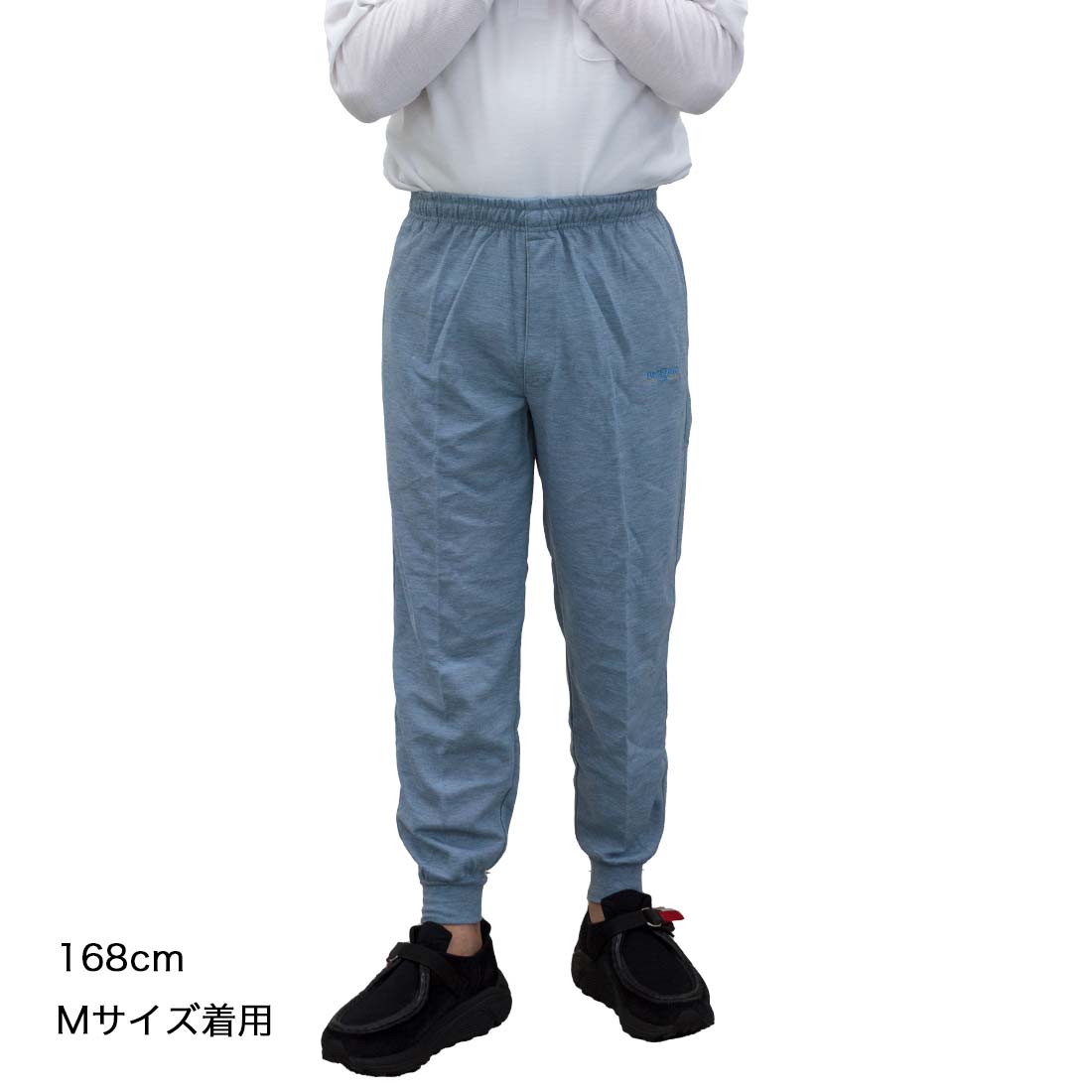 薄手 天竺 ホッピング 裾ゴム スウェット パンツ 紳士 シニアファッション 春夏 紳士 60代 70代 80代 90代 敬老の日 刺繍 名前 名入れ 高齢者 おしゃれ 普段着 シニア 男性 紳士服 おじいちゃん お年寄り 介護 施設 デイサービス cocorono22-10001884 cocorono 楽天市場店 サンプル画像2
