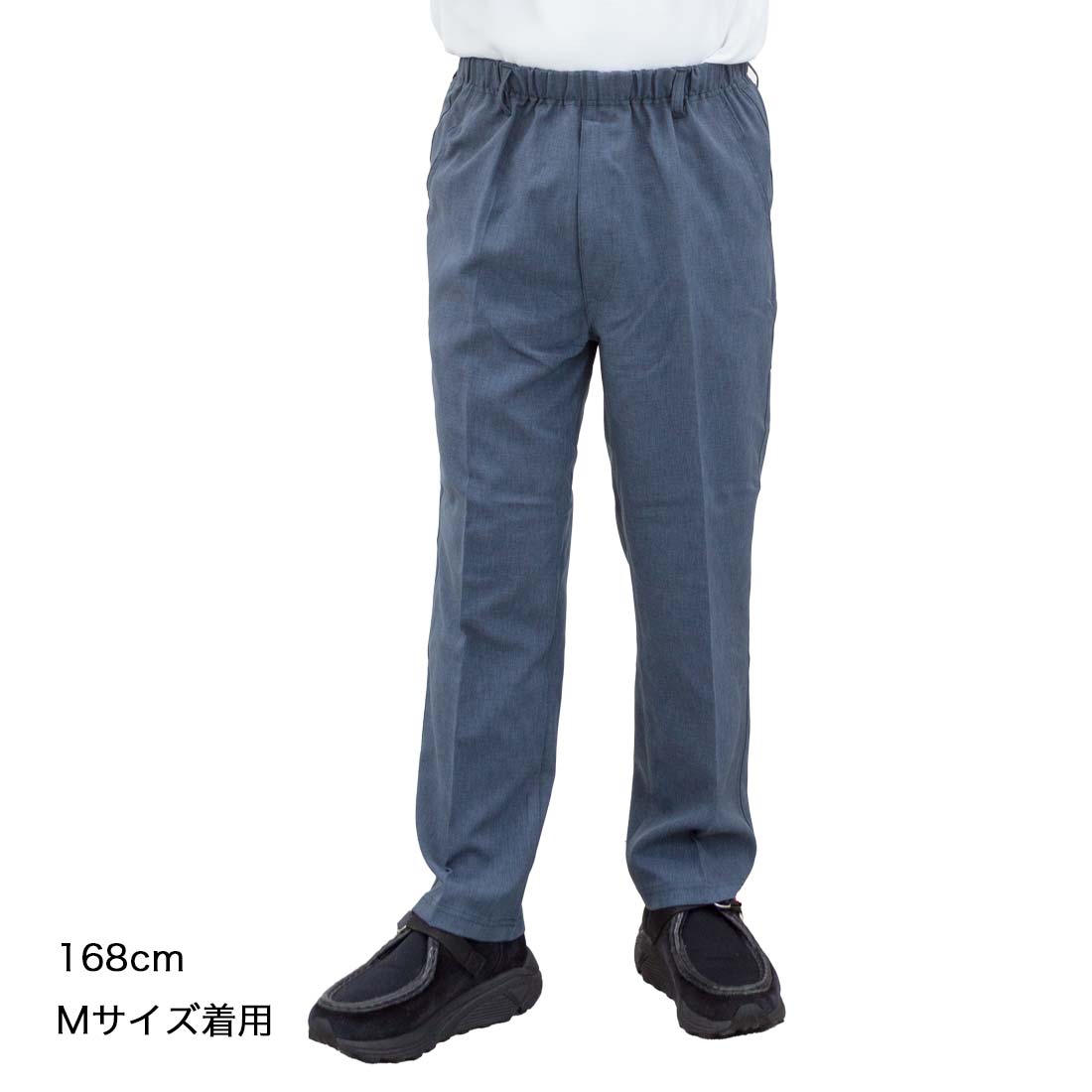 シニアファッション 春夏 メンズ イージーらくらくスラックス風 サマーパンツ 高級感 ソフト素材 名入れ可 60代 70代 80代 敬老の日 おしゃれ 普段着 介護 施設 デイサービス ゆったり シルエット おじいちゃん 高齢者 紳士服 外出用 cocorono22-10001937 cocorono 楽天市場店 サンプル画像3