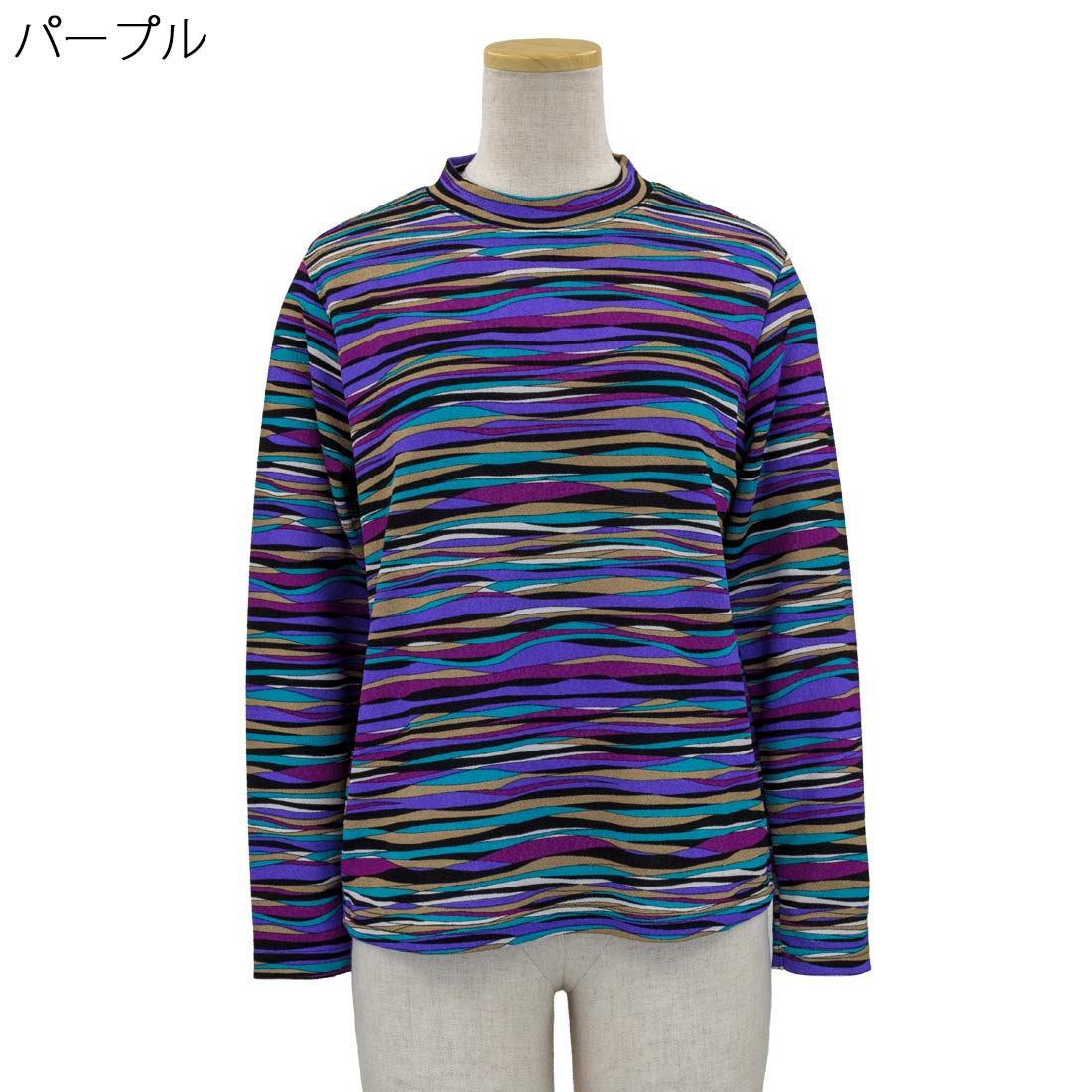 シニア向け 京都ぷりんと ちりめん カットソー Tシャツ 日本製 シニアファッション レディース 高齢者 70代 80代 90代 部屋着 外出着にも デイサービス、施設準備にも おしゃれ 通販 プレゼント 母の日ギフトにも 高齢者 cocorono22-10006465 cocorono 楽天市場店 サンプル画像2