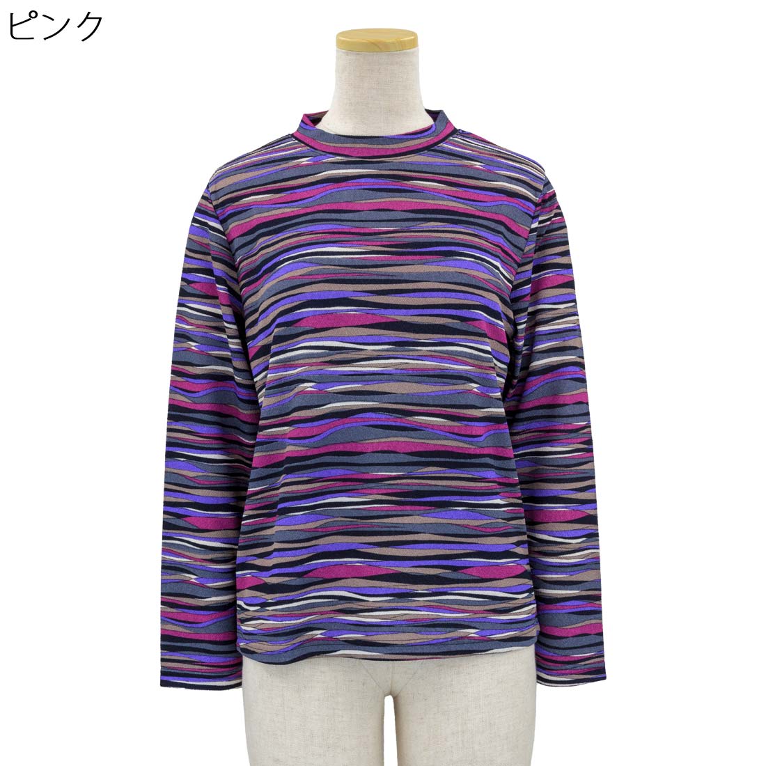 シニア向け 京都ぷりんと ちりめん カットソー Tシャツ 日本製 シニアファッション レディース 高齢者 70代 80代 90代 部屋着 外出着にも デイサービス、施設準備にも おしゃれ 通販 プレゼント 母の日ギフトにも 高齢者 cocorono22-10006465 cocorono 楽天市場店 サンプル画像3