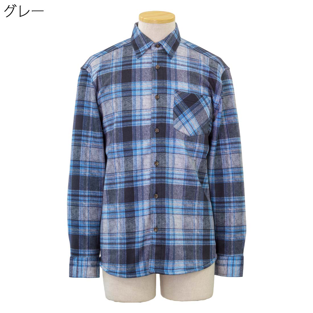 シニア 紳士 のびのび ストレッチ あったか 裏フリース 長袖 オープン シャツ シニアファッション 敬老の日 父の日 ギフト シニア 高齢者 70代 80代 90代 老人 高齢者 介護向け 施設 介護 おじいちゃん お年寄り シニア向け トップス cocorono22-10006599 cocorono 楽天市場店 サンプル画像3